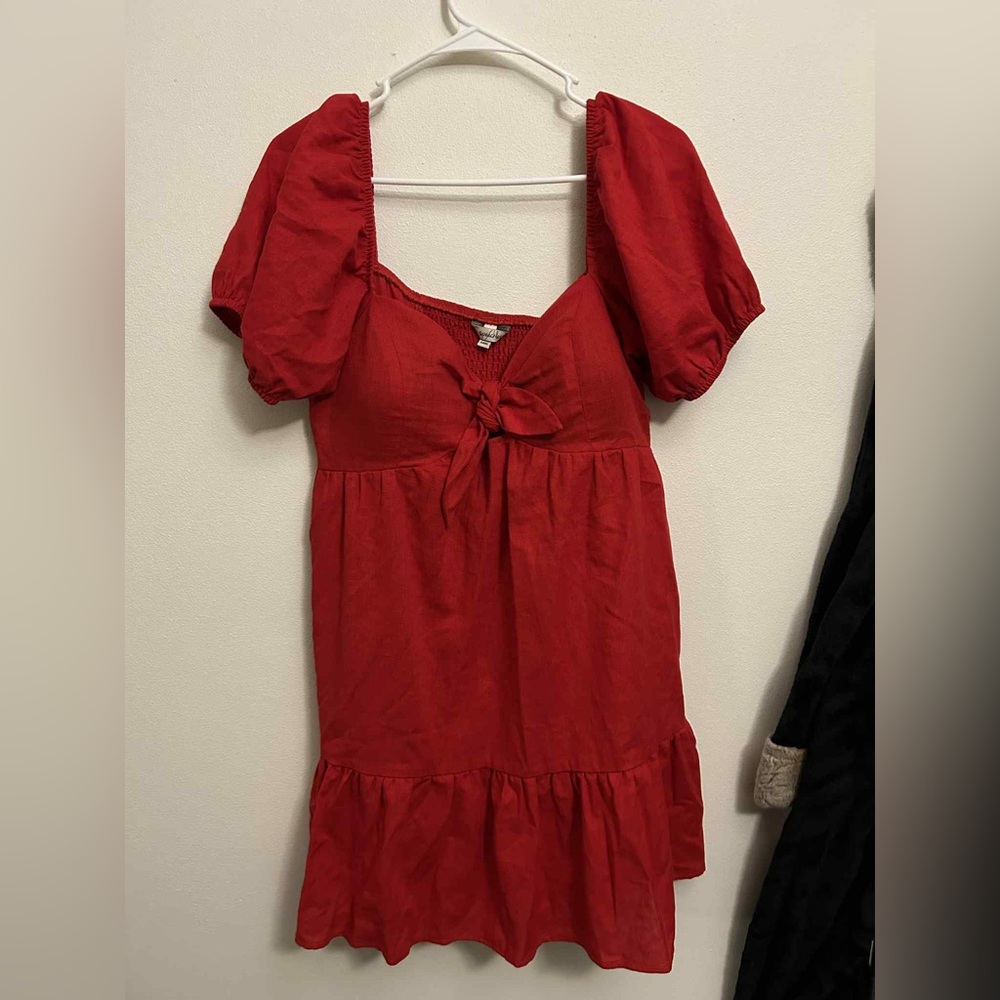 Speechless Vibrant Red Romantic Cottagecore Dress size xxl